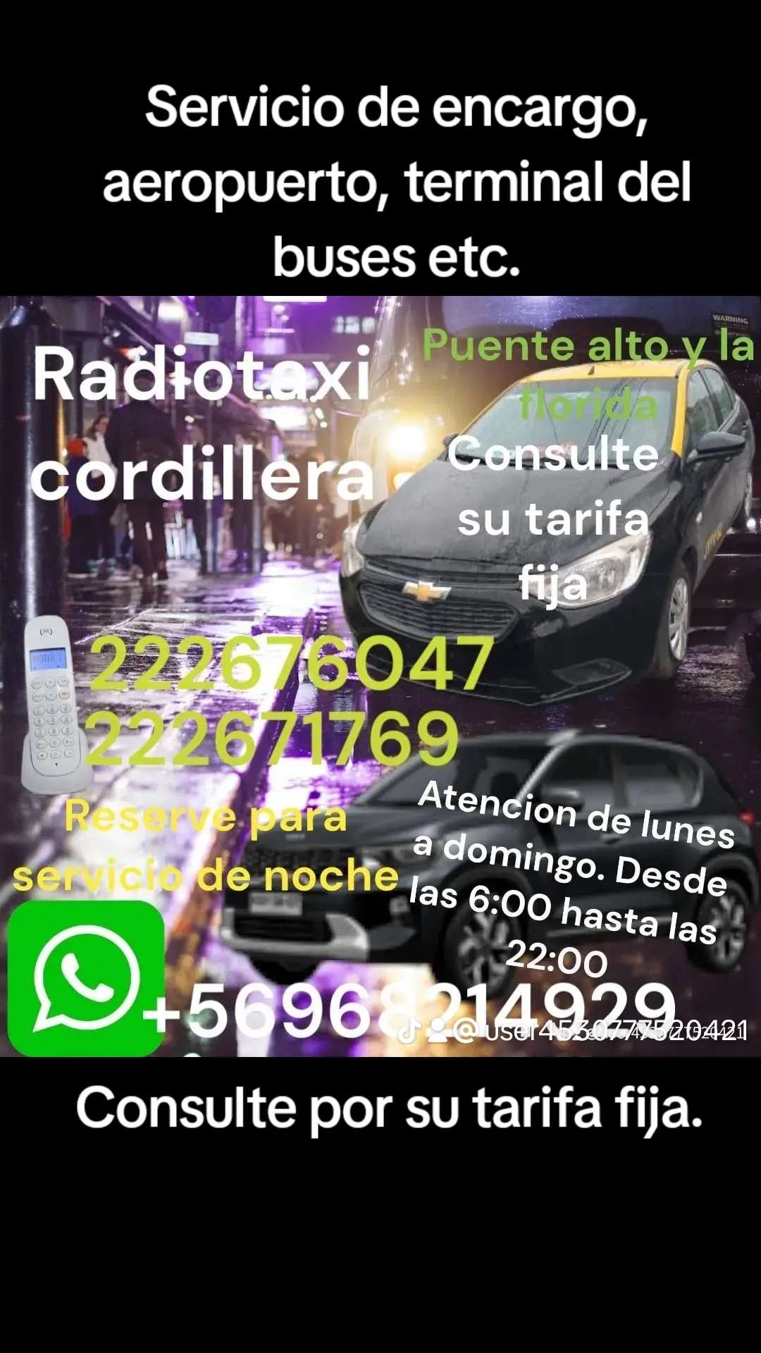 Taxi en puente alto y san jose de maipo